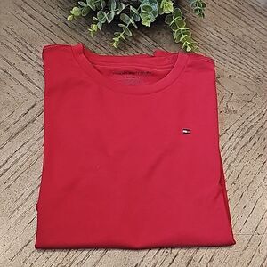 Red Tommy Hilfiger t shirt size L 16/18 never worn